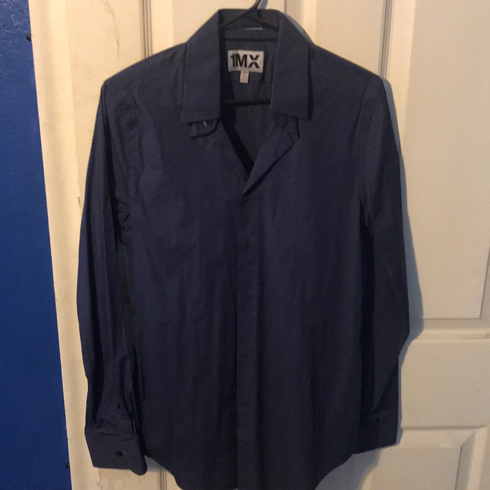 Navy blue dress shirt